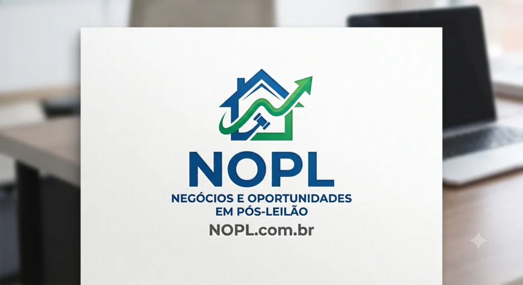 Logotipo do NOPL - Plataforma de compra direta de imóveis em pós-leilão bancário para morar ou investir.